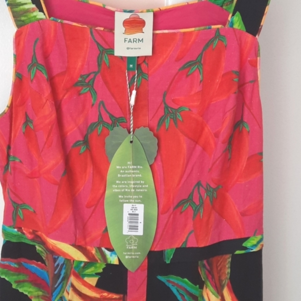 FARM Rio Multi-Color Tropical Fruit-Print Mini Dress - Picture 3 of 7